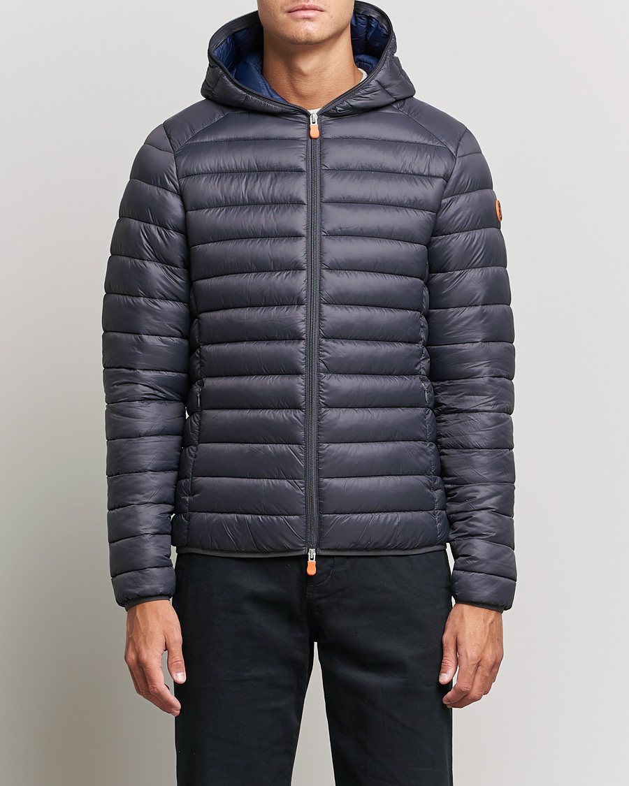Homme | Manteaux Et Vestes | Save The Duck | Donald Lightweight Padded Hooded Jacket Anthracite