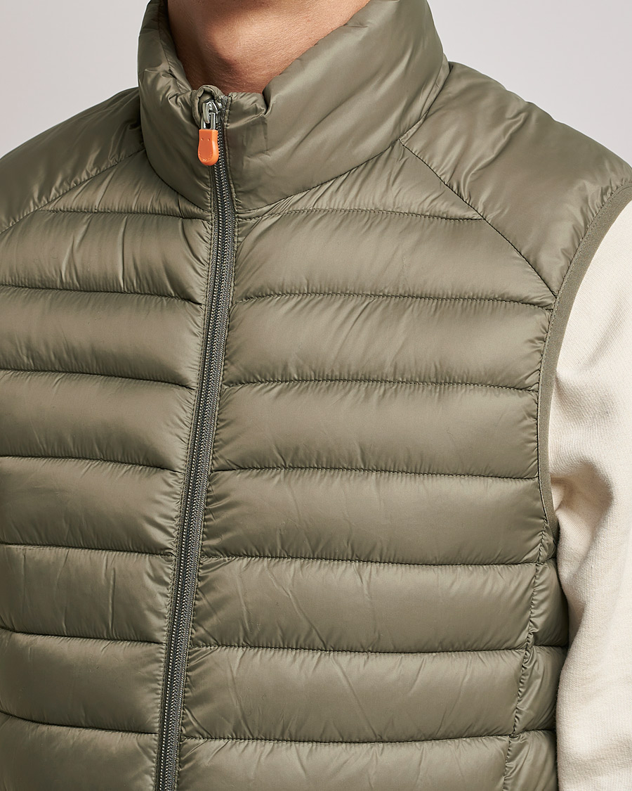 Homme | Manteaux Et Vestes | Save The Duck | Adam Lightweight Padded Vest Mud Grey
