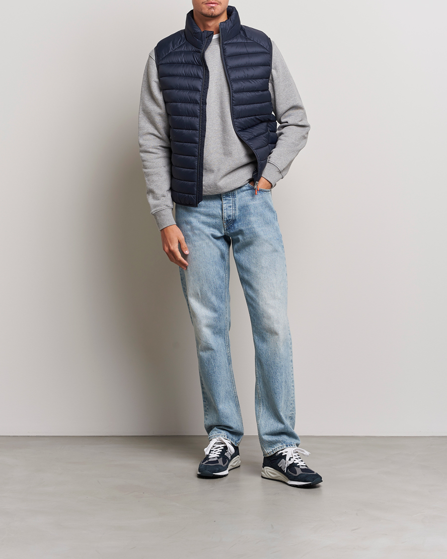 Homme | Gilets | Save The Duck | Adam Lightweight Padded Vest Blue Black