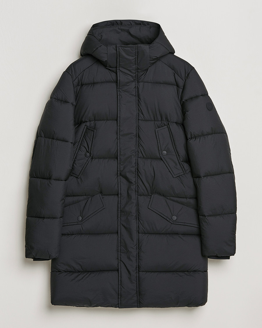 Homme | Manteaux Et Vestes | Save The Duck | Jeremy Crinkle Nylon Parka Black