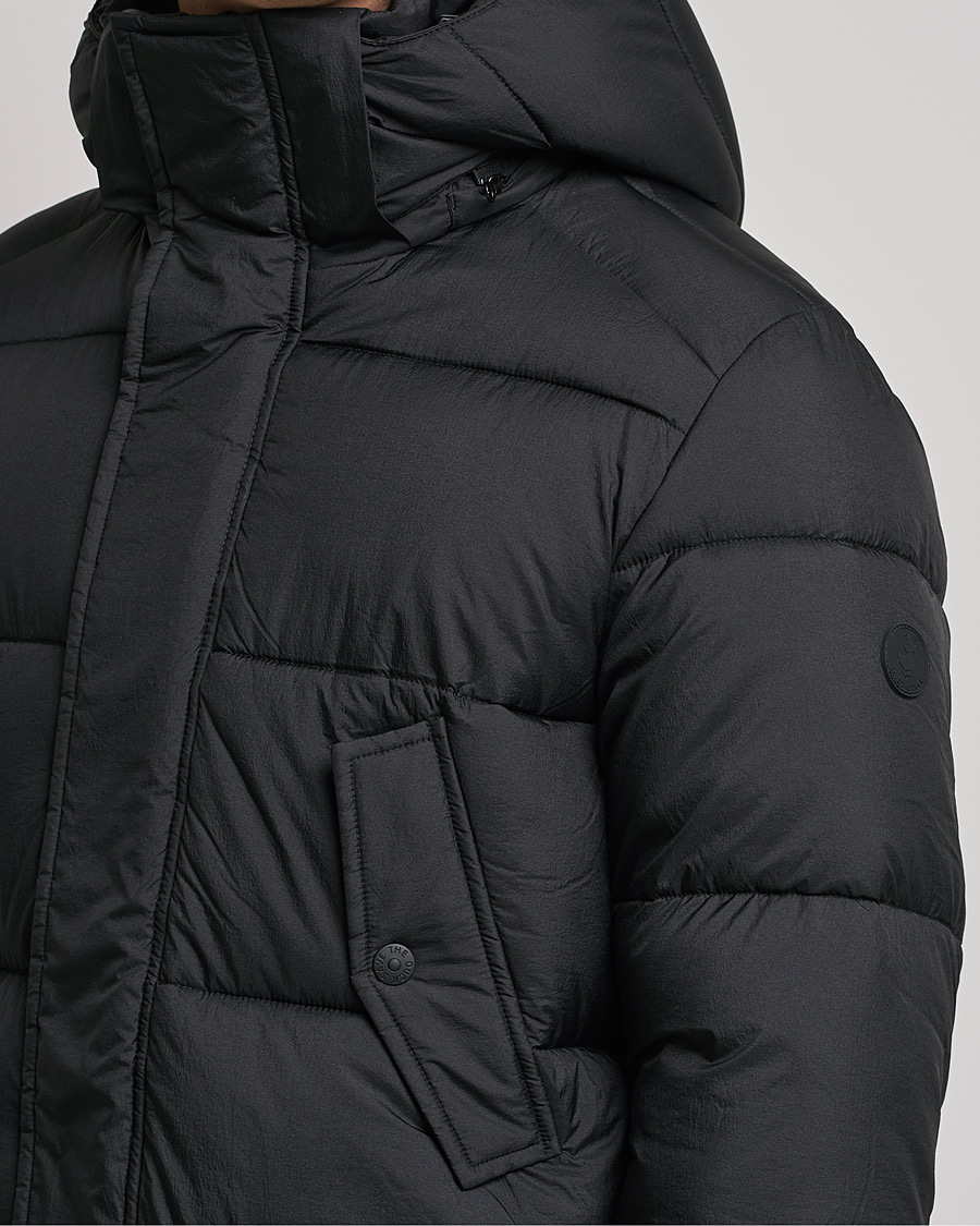 Homme | Manteaux Et Vestes | Save The Duck | Jeremy Crinkle Nylon Parka Black