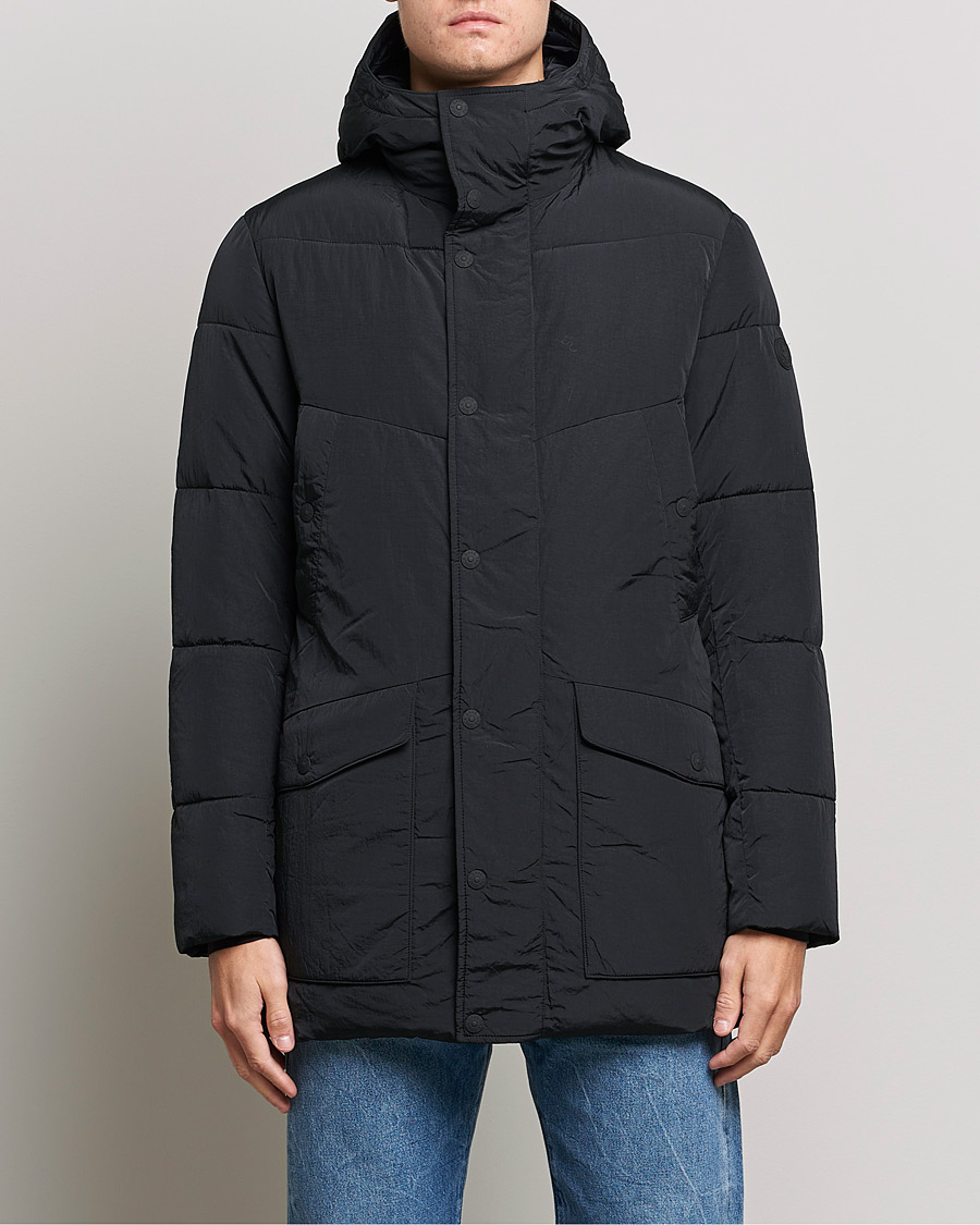 Homme | Manteaux Et Vestes | Save The Duck | Elvis Crinkle Nylon Parka Black