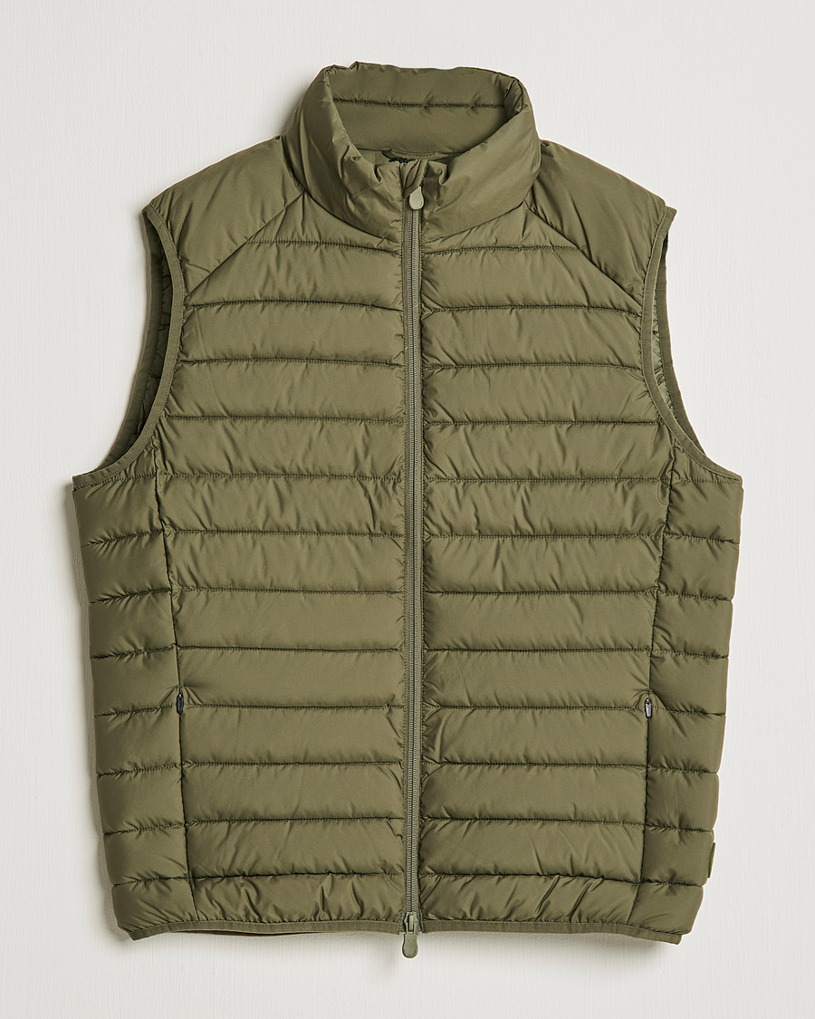 Homme | Gilets | Save The Duck | Liam Matt Lightweight Vest Laurel Green