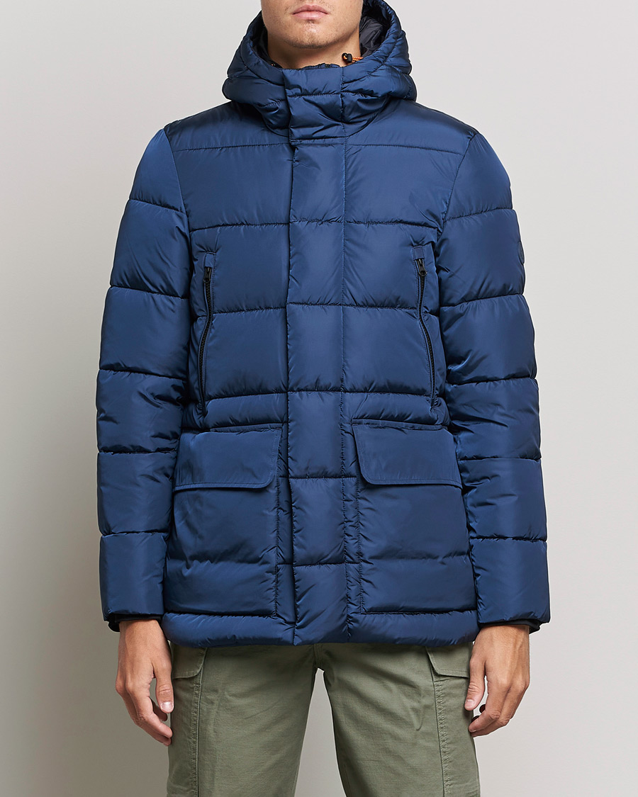 Homme | Manteaux Et Vestes | Save The Duck | Cliff Padded Down Jacket Navy Blue