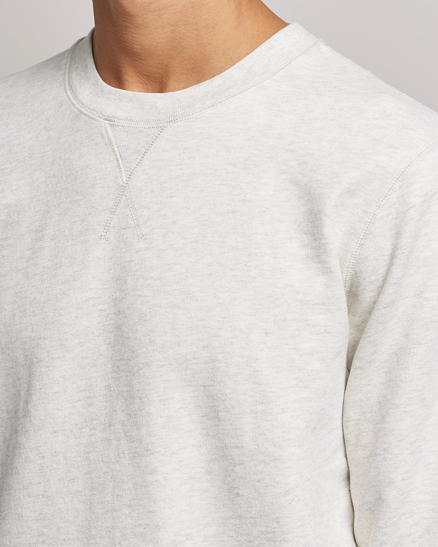 Homme | Pulls Et Tricots | Sunspel | Loopback Sweatshirt Archive White Melange