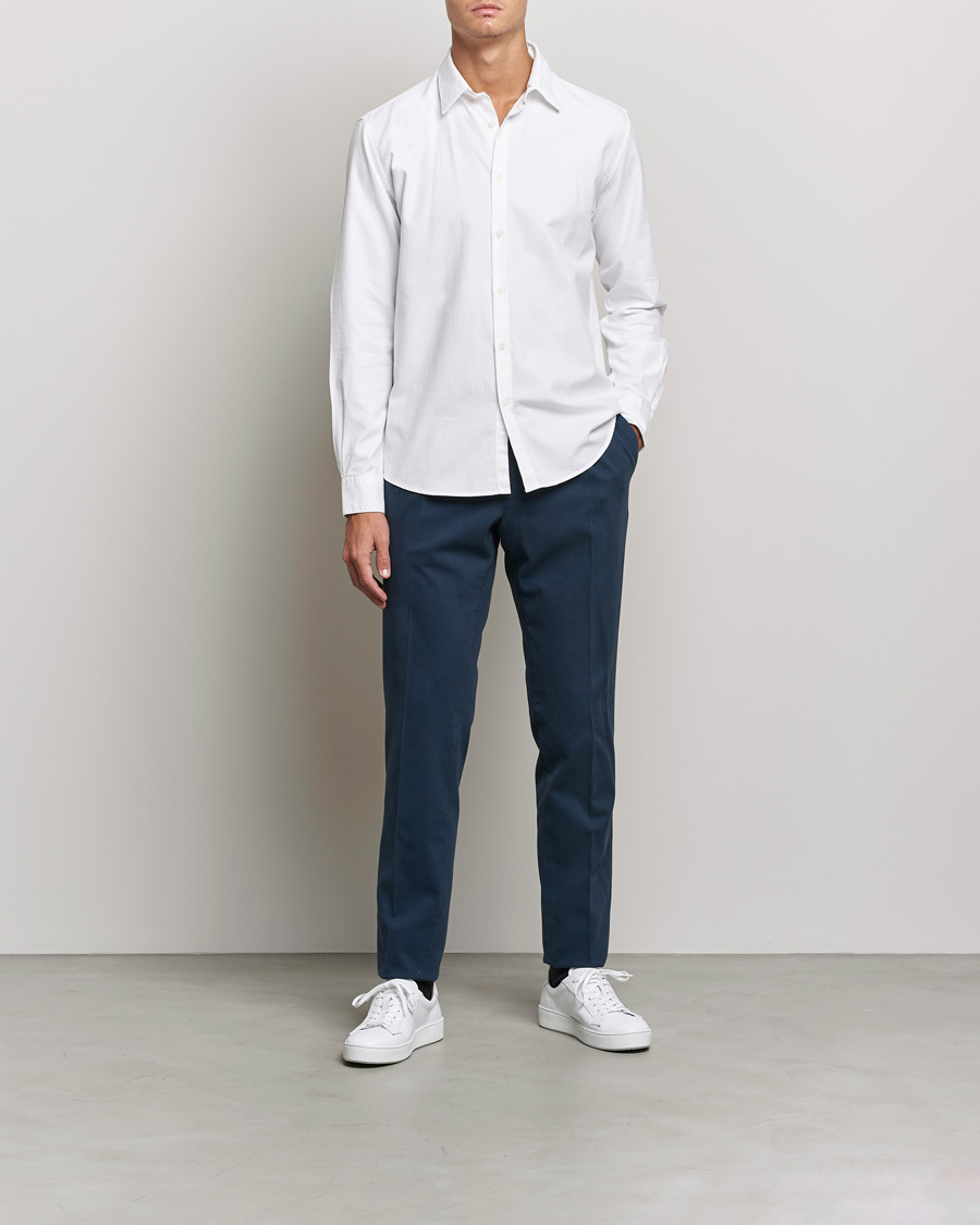 Homme | Chemises | Sunspel | Casual Oxford Shirt White