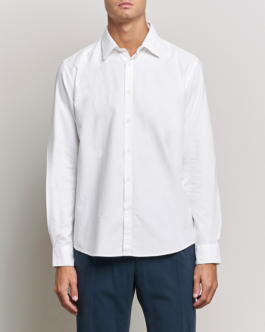 Homme | Sections | Sunspel | Casual Oxford Shirt White