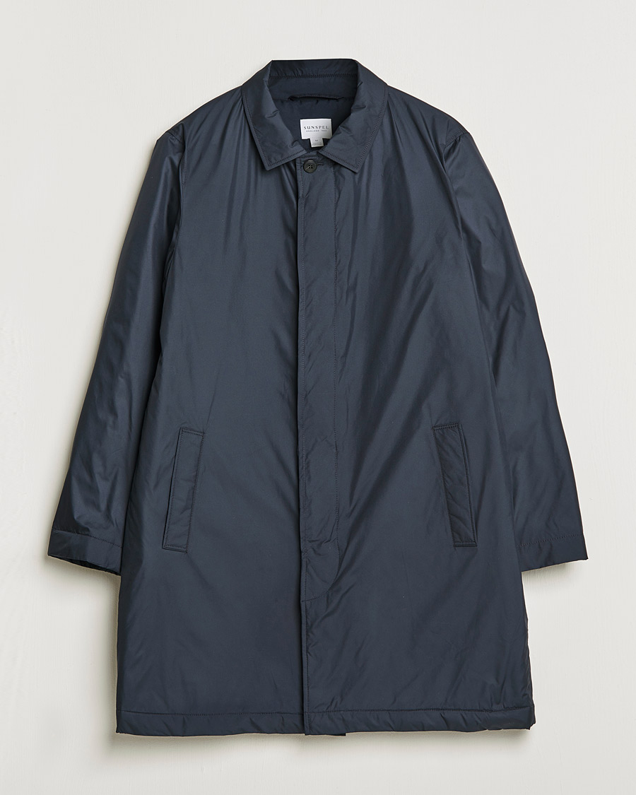 Homme | Manteaux Et Vestes | Sunspel | Recycled Polyester Padded Coat Navy