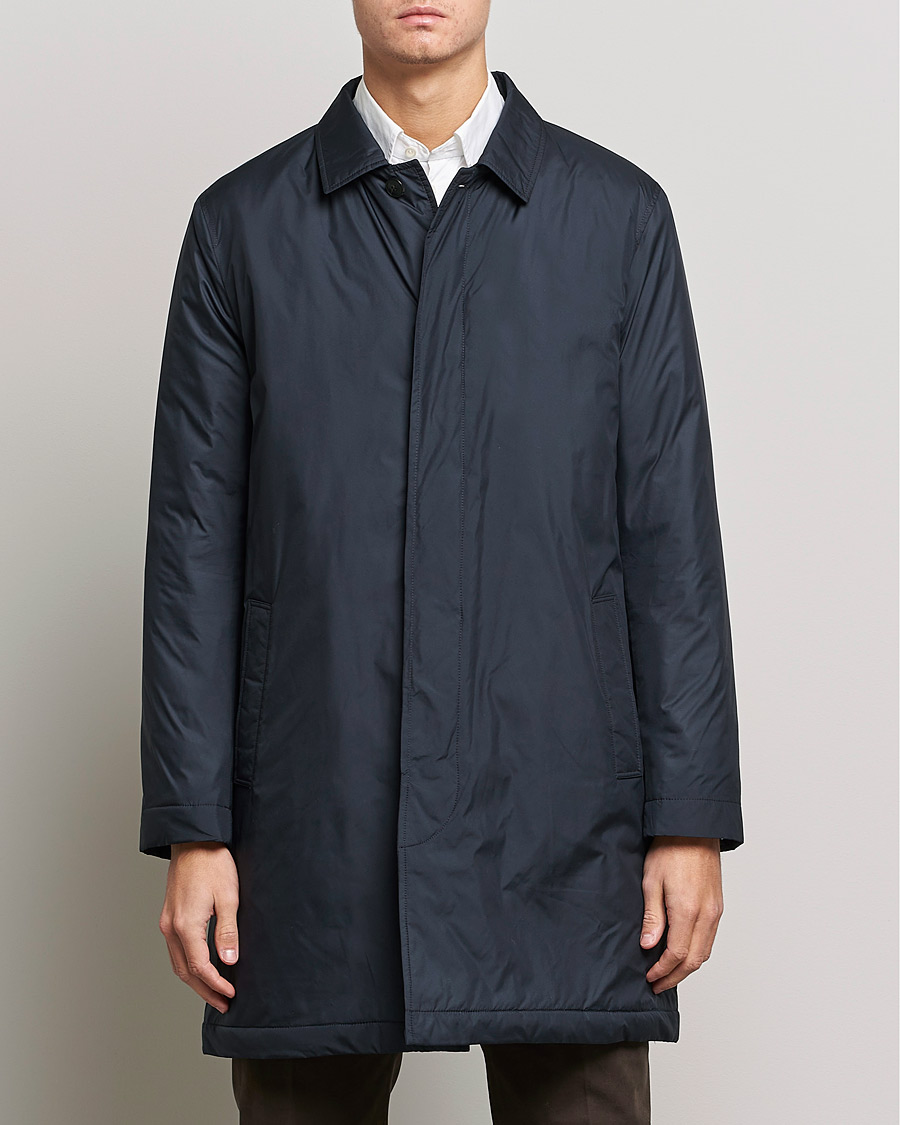 Homme | Manteaux Et Vestes | Sunspel | Recycled Polyester Padded Coat Navy