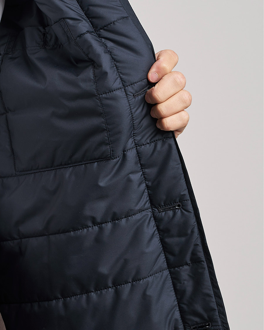 Homme | Manteaux Et Vestes | Sunspel | Recycled Polyester Padded Coat Navy