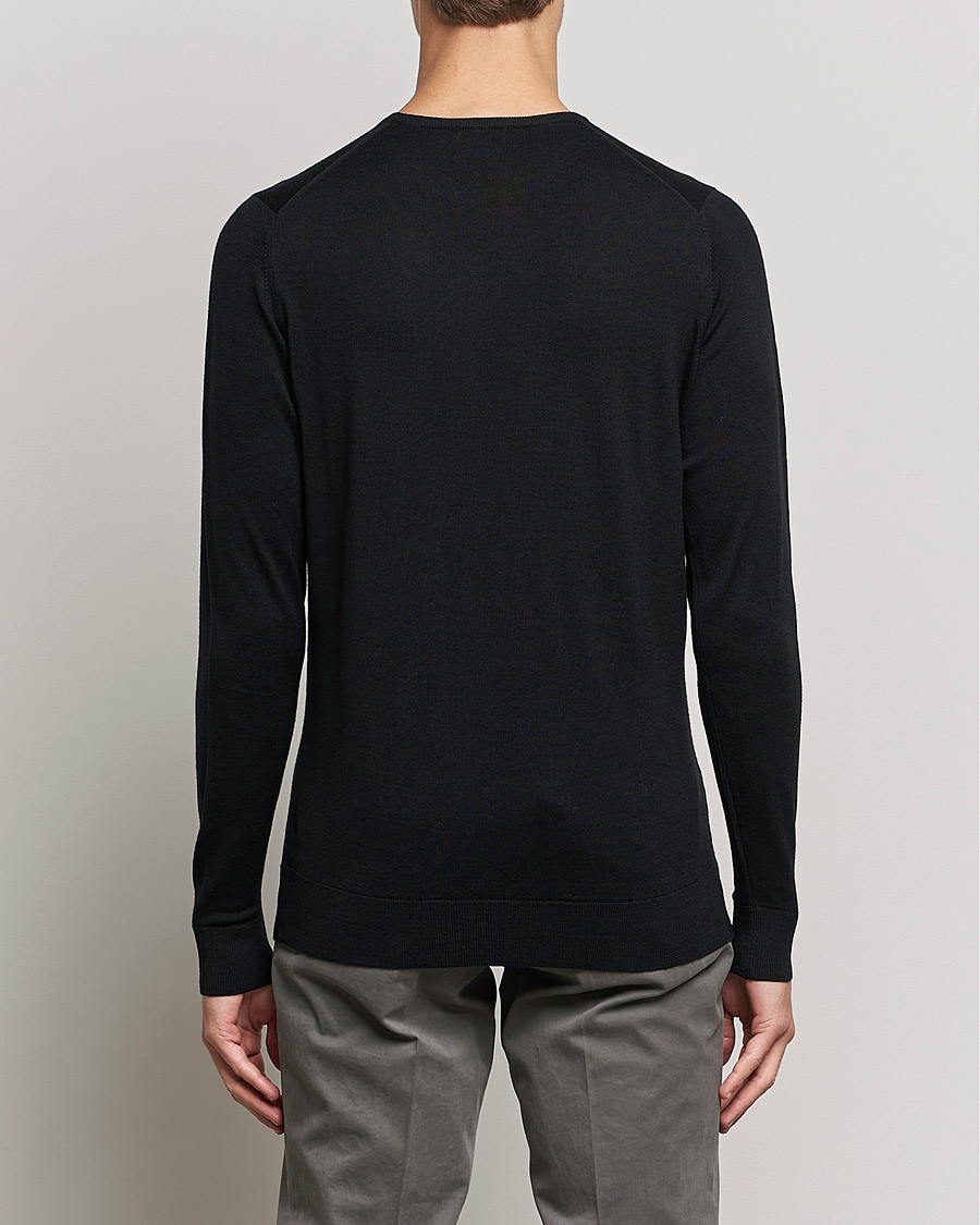 Homme | Pulls Et Tricots | Sunspel | Crew Neck Jumper Black