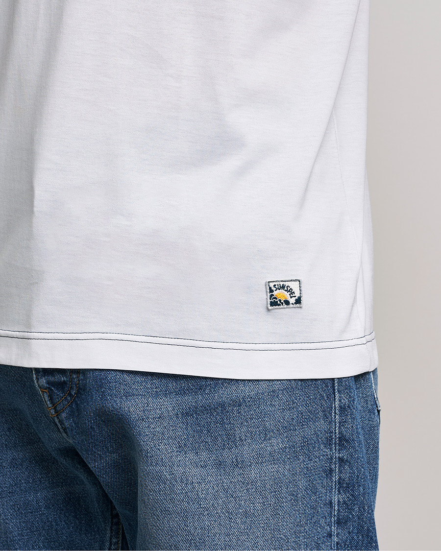Homme | T-shirts | Sunspel | Paul Weller Supima Cotton T-Shirt White