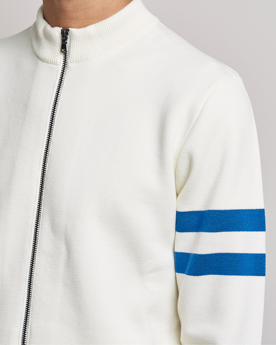 Homme | Pulls Et Tricots | Sunspel | Paul Weller Extra Fine Merino Zip Cardigan White