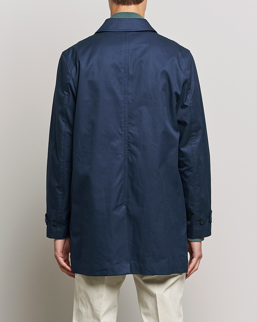 Homme | Manteaux Et Vestes | Sunspel | Paul Weller Technical Cotton Mac Night Sky