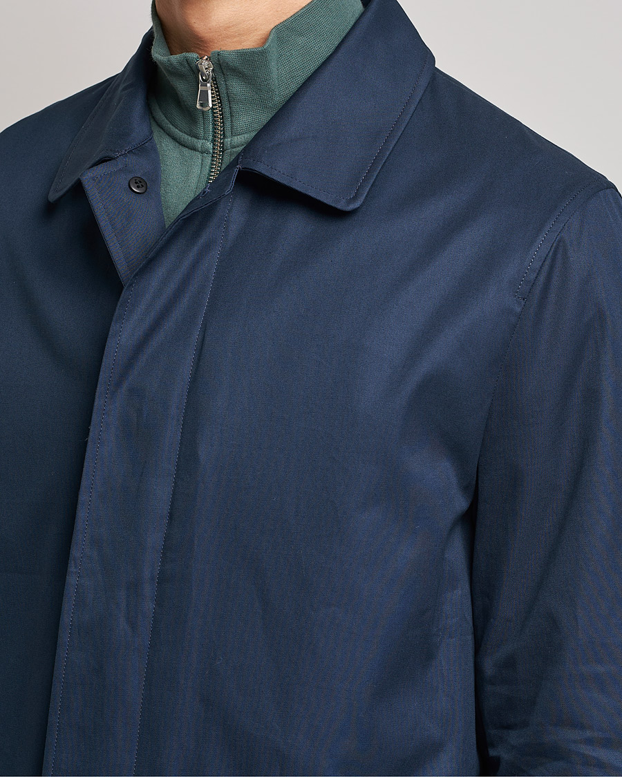 Homme | Manteaux Et Vestes | Sunspel | Paul Weller Technical Cotton Mac Night Sky