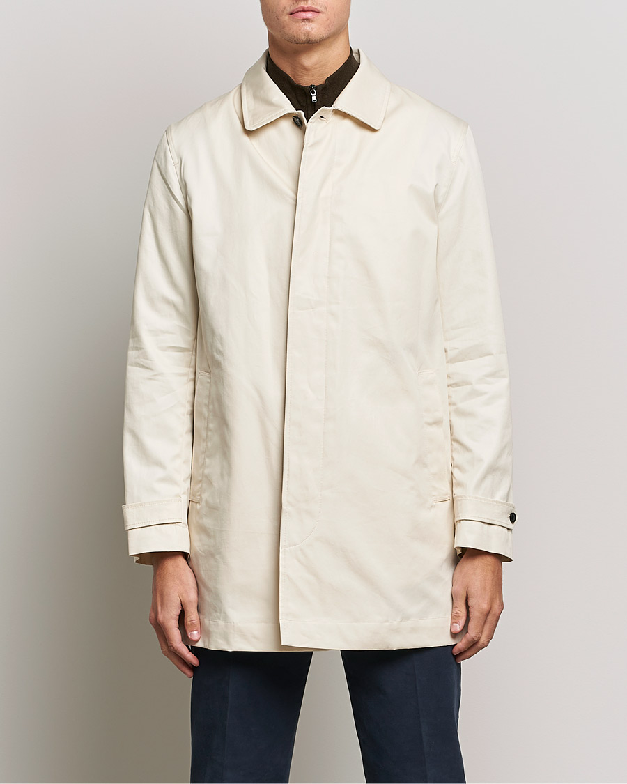 Homme | Manteaux Et Vestes | Sunspel | Paul Weller Technical Cotton Mac Stone