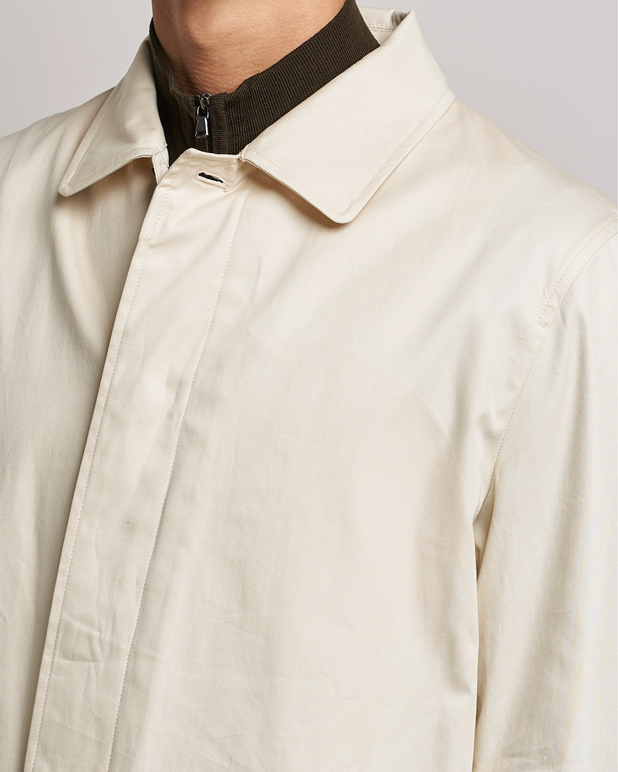 Homme | Manteaux Et Vestes | Sunspel | Paul Weller Technical Cotton Mac Stone