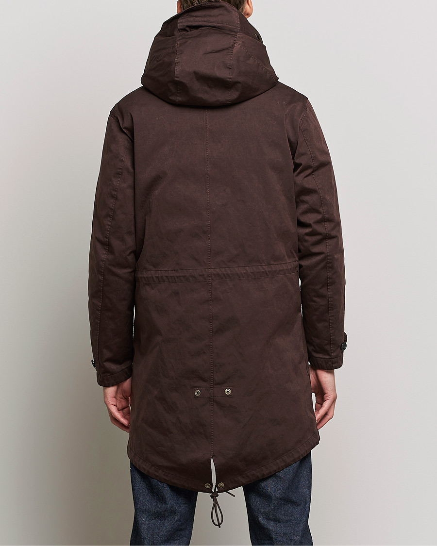 Homme | Manteaux Et Vestes | Ten c | OJJ Cyclone Parka Brown