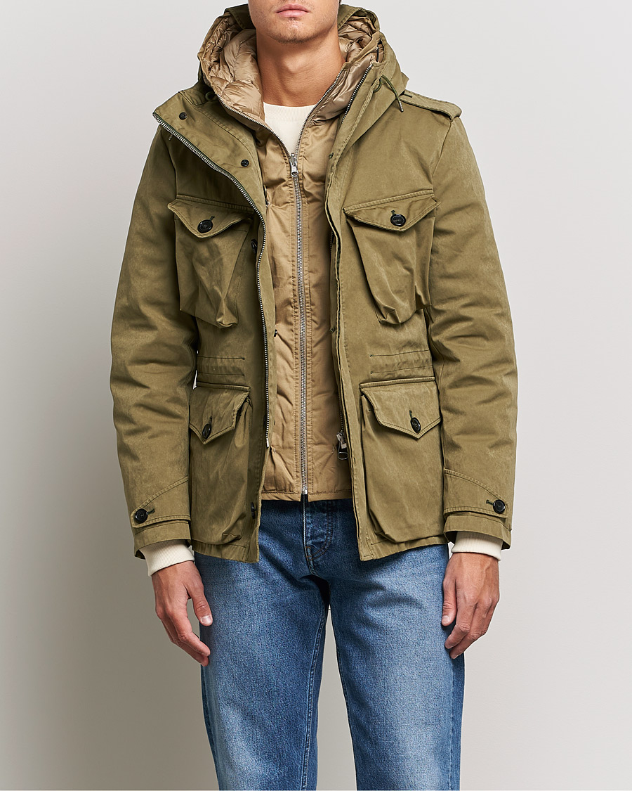 Homme | Manteaux Et Vestes | Ten c | Hooded Down Liner Beige