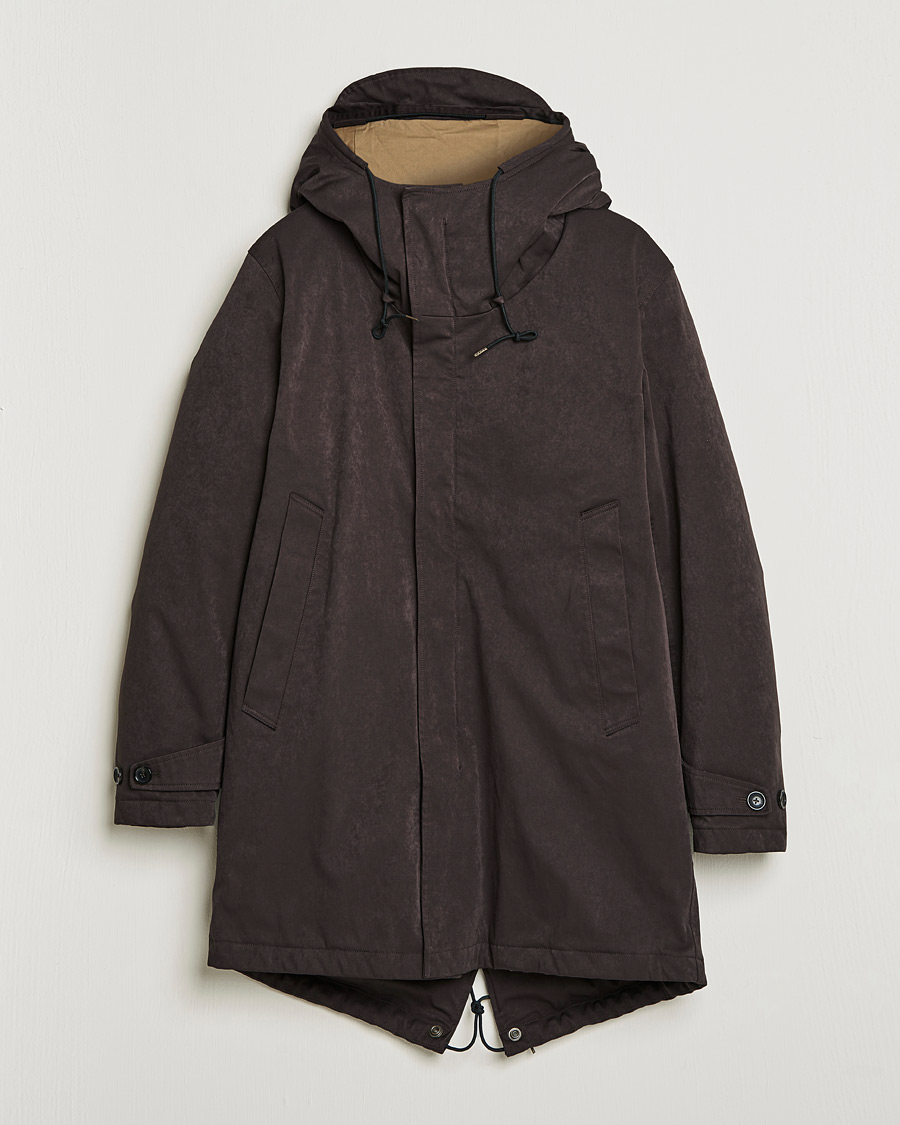 Homme | Manteaux Et Vestes | Ten c | OJJ Core Down Parka Dark Brown