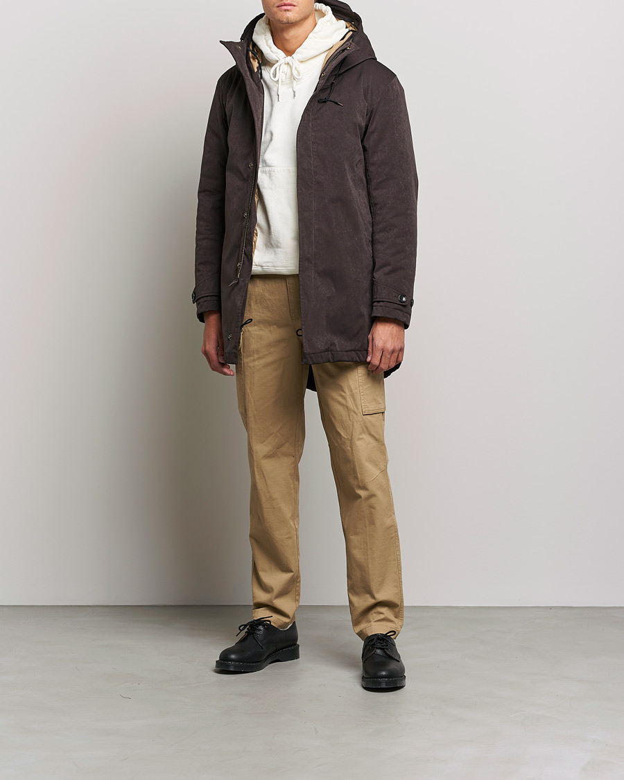 Homme | Manteaux Et Vestes | Ten c | OJJ Core Down Parka Dark Brown
