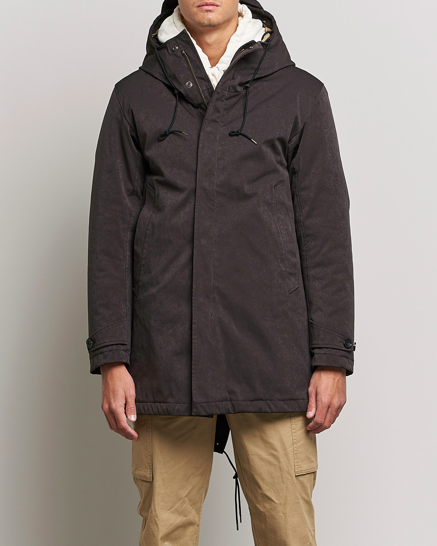 Homme | Manteaux Et Vestes | Ten c | OJJ Core Down Parka Dark Brown