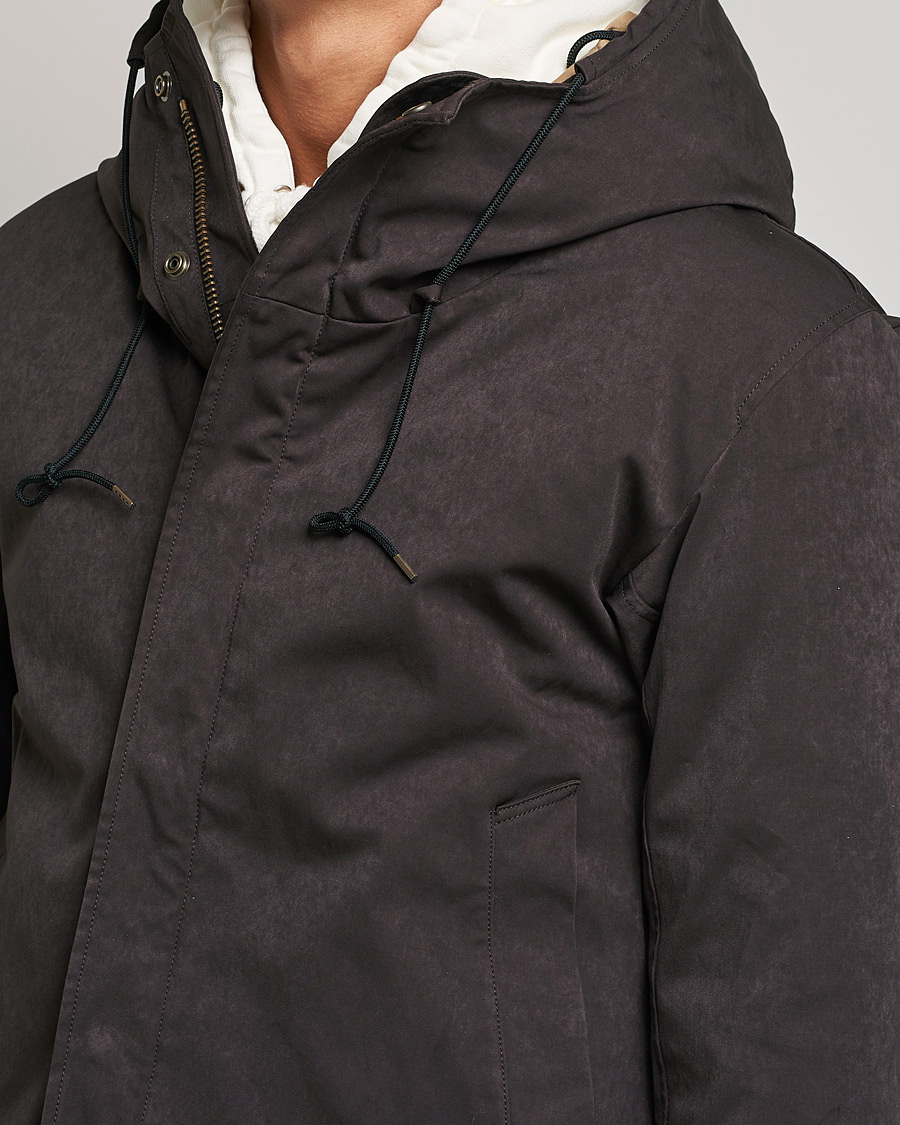 Homme | Manteaux Et Vestes | Ten c | OJJ Core Down Parka Dark Brown
