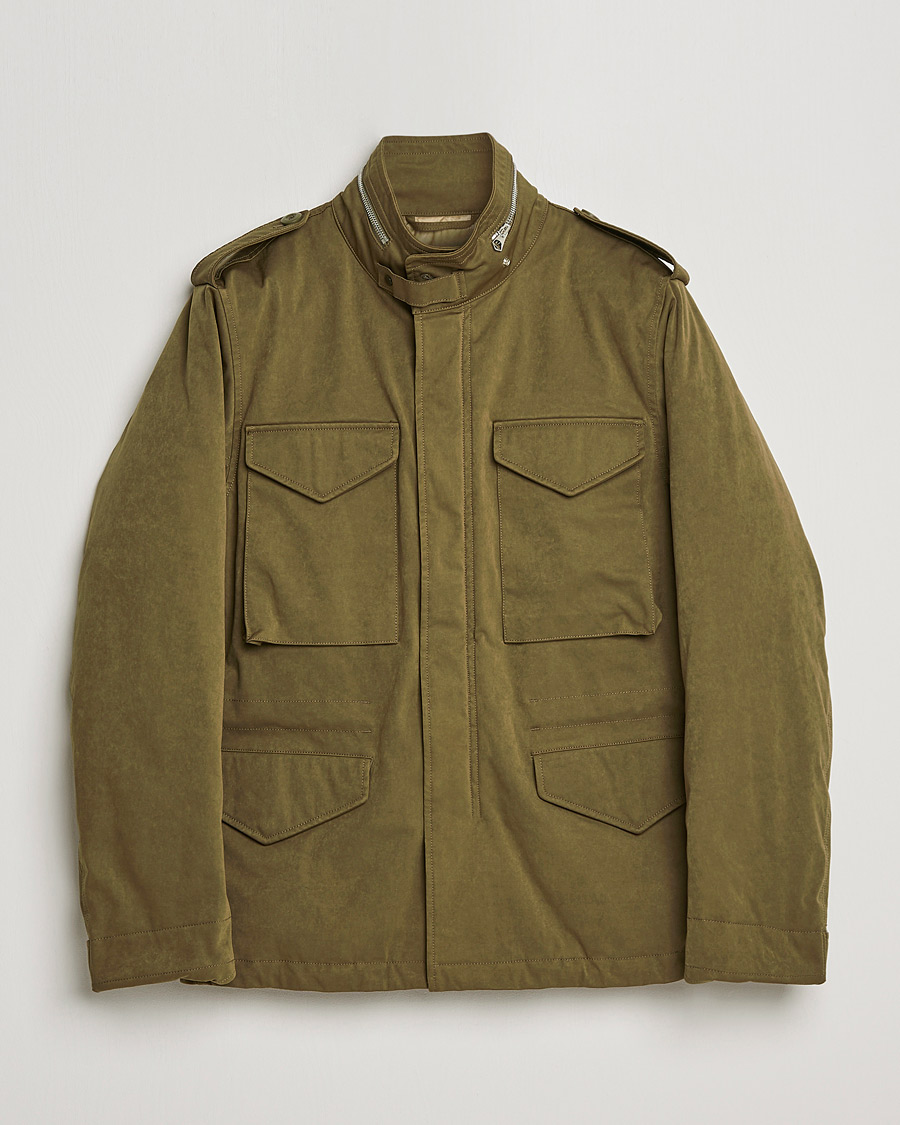 Homme | Manteaux Et Vestes | Ten c | Padded OJJ Short Field Jacket Olive
