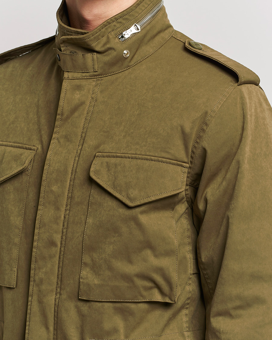 Homme | Manteaux Et Vestes | Ten c | Padded OJJ Short Field Jacket Olive