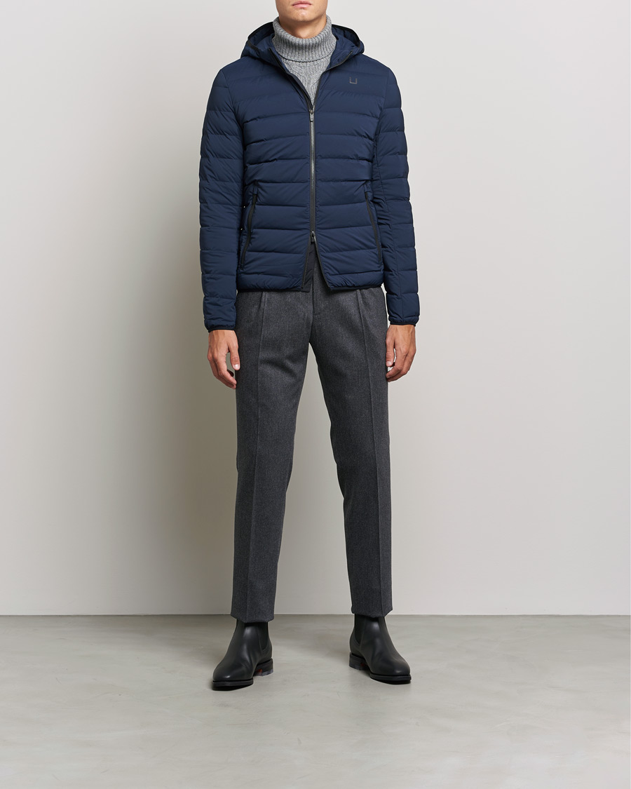 Homme | Manteaux Et Vestes | UBR | Sonic Delta Hooded Jacket Navy