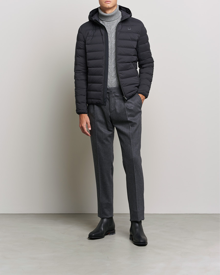 Homme | Manteaux Et Vestes | UBR | Sonic Delta Hooded Jacket Black Storm