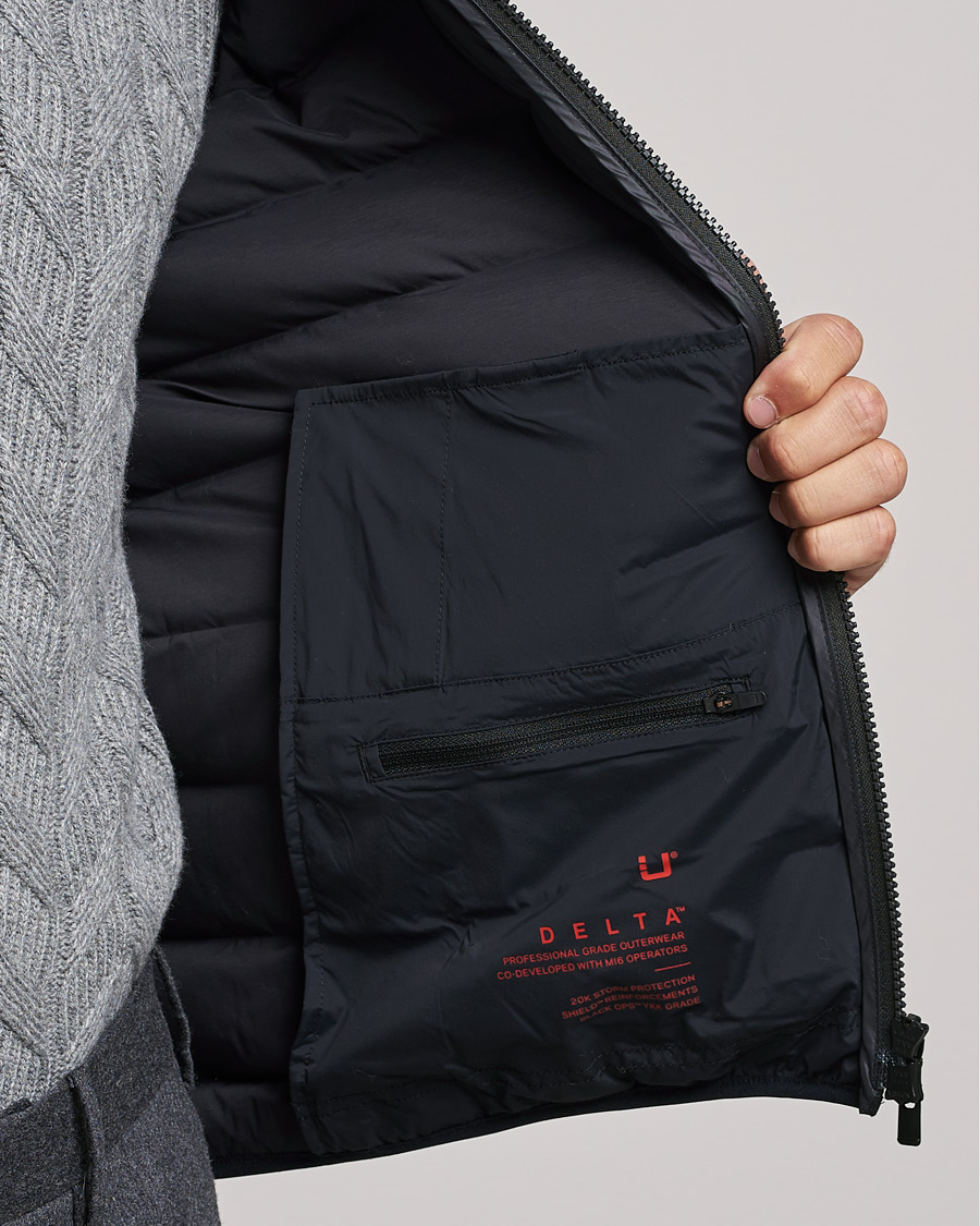 Homme | Manteaux Et Vestes | UBR | Sonic Delta Hooded Jacket Black Storm