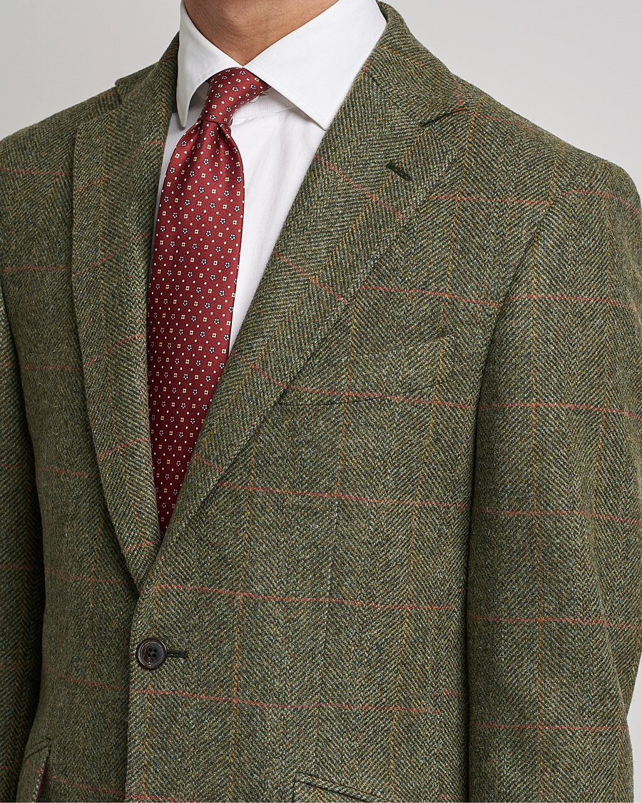 Homme | Blazers | Walker Slater | Edward Lambswool Tweed Blazer Green