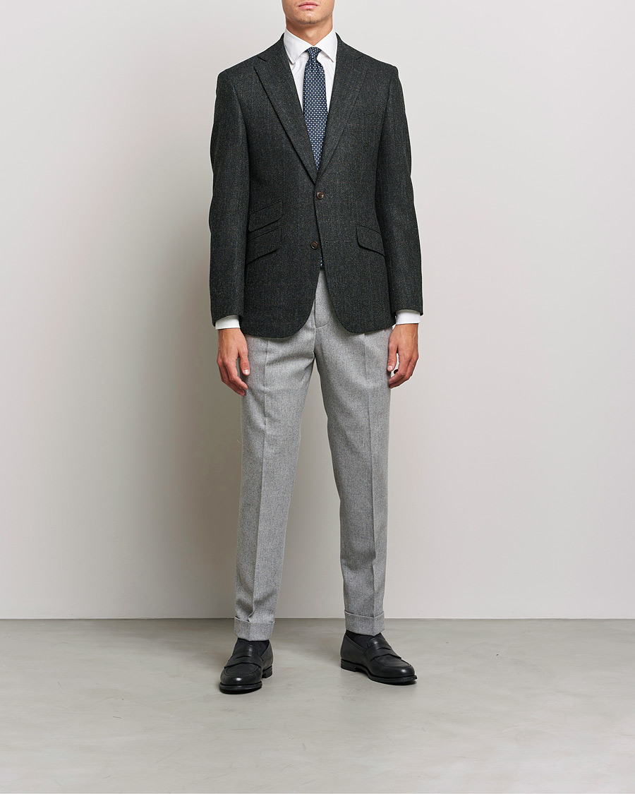 Homme | Blazers | Walker Slater | Edward Lambswool Tweed Blazer Grey