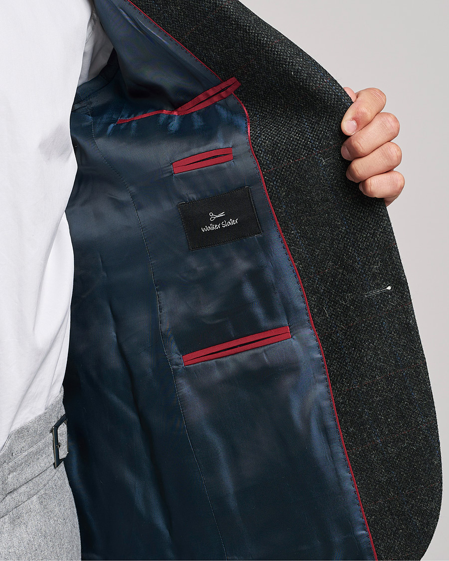 Homme | Blazers | Walker Slater | Edward Lambswool Tweed Blazer Grey