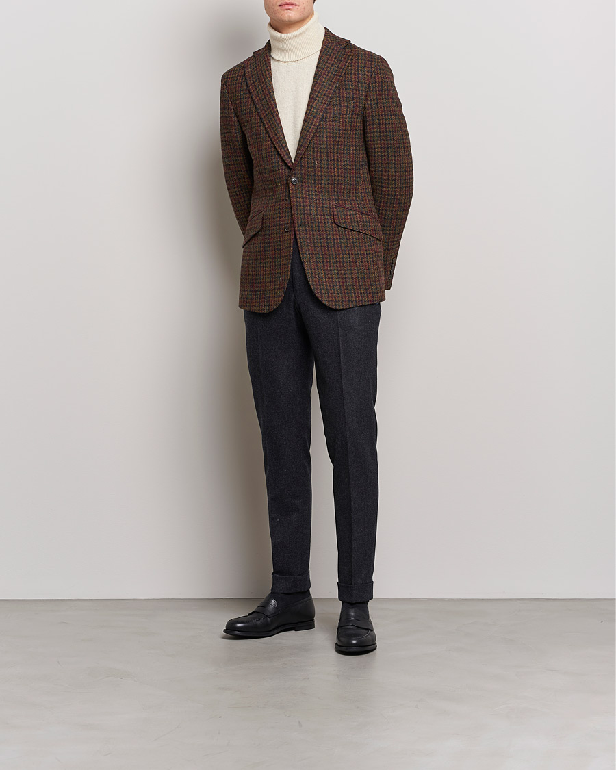 Homme | Blazers | Walker Slater | Edward Harris Checked Tweed Blazer Green