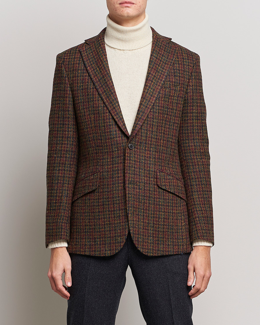 Homme | Blazers | Walker Slater | Edward Harris Checked Tweed Blazer Green