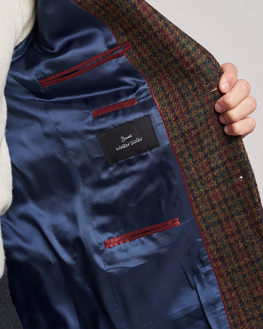 Homme | Blazers | Walker Slater | Edward Harris Checked Tweed Blazer Green