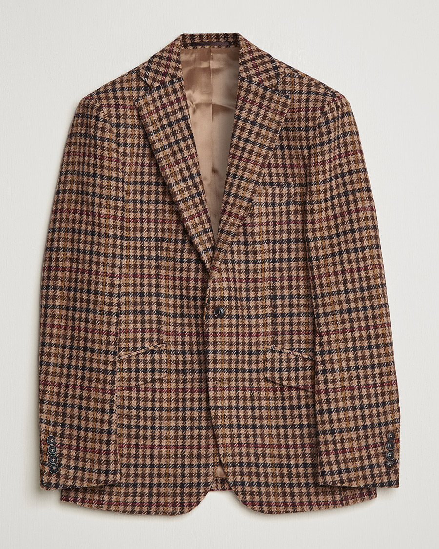 Homme | Blazers | Walker Slater | Edward Harris Checked Tweed Blazer Beige