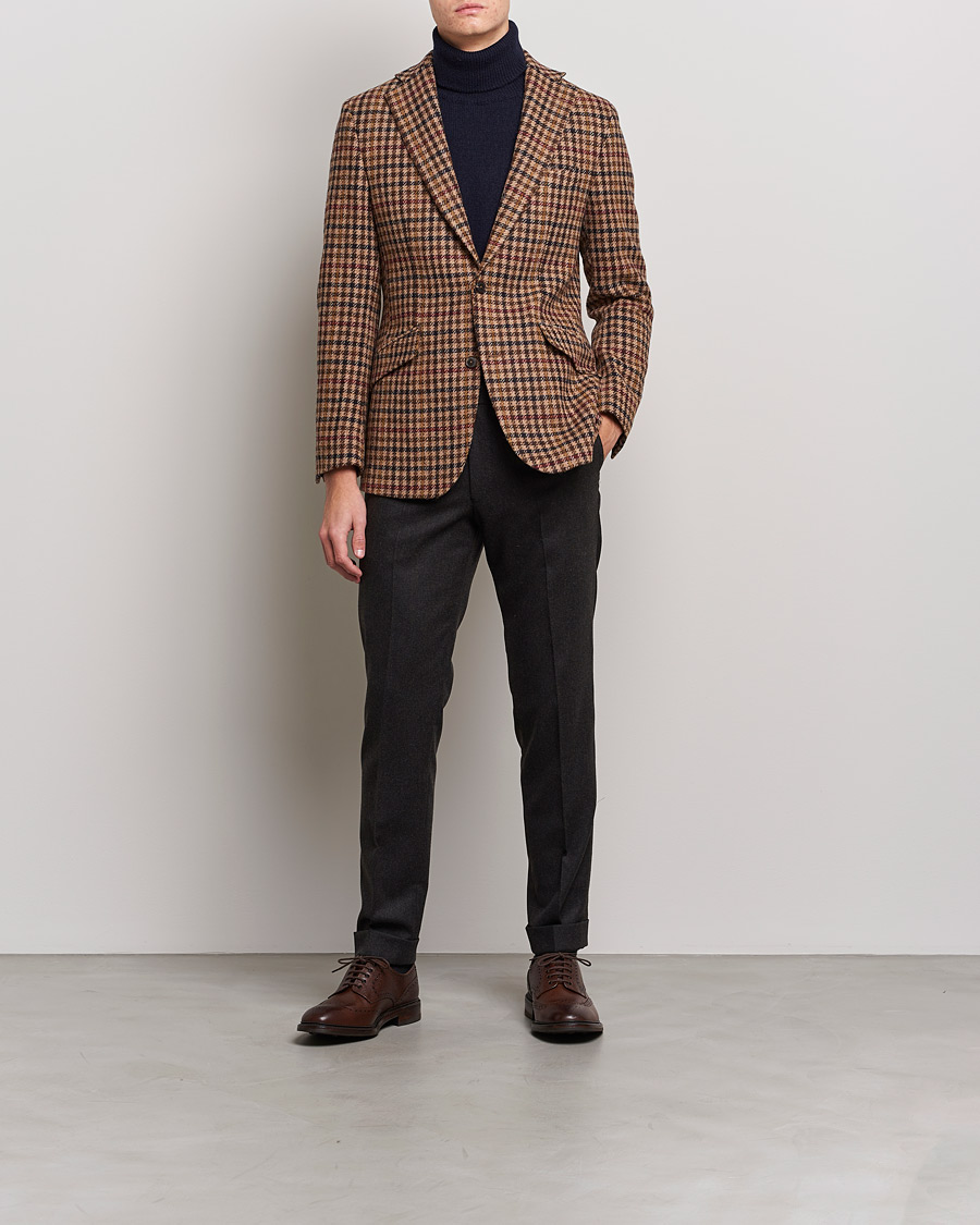 Homme | Blazers | Walker Slater | Edward Harris Checked Tweed Blazer Beige