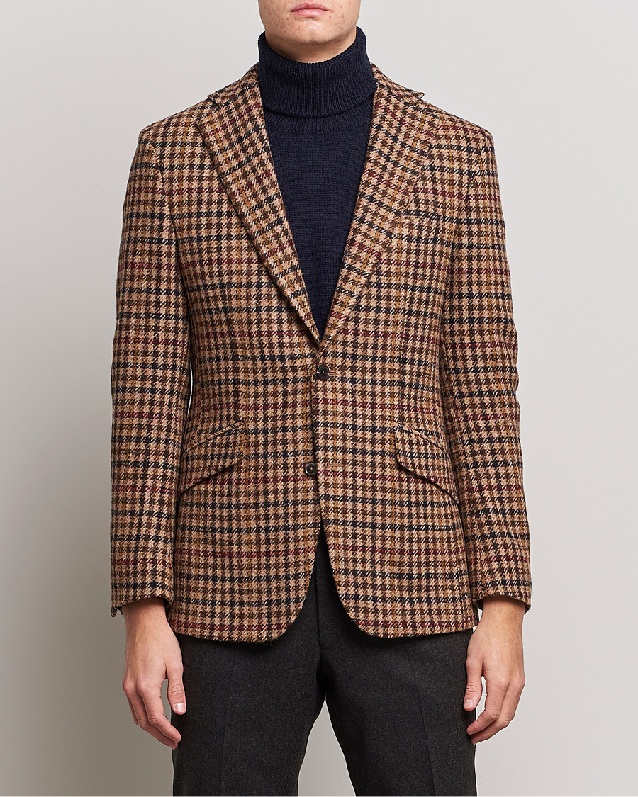 Homme | Blazers | Walker Slater | Edward Harris Checked Tweed Blazer Beige