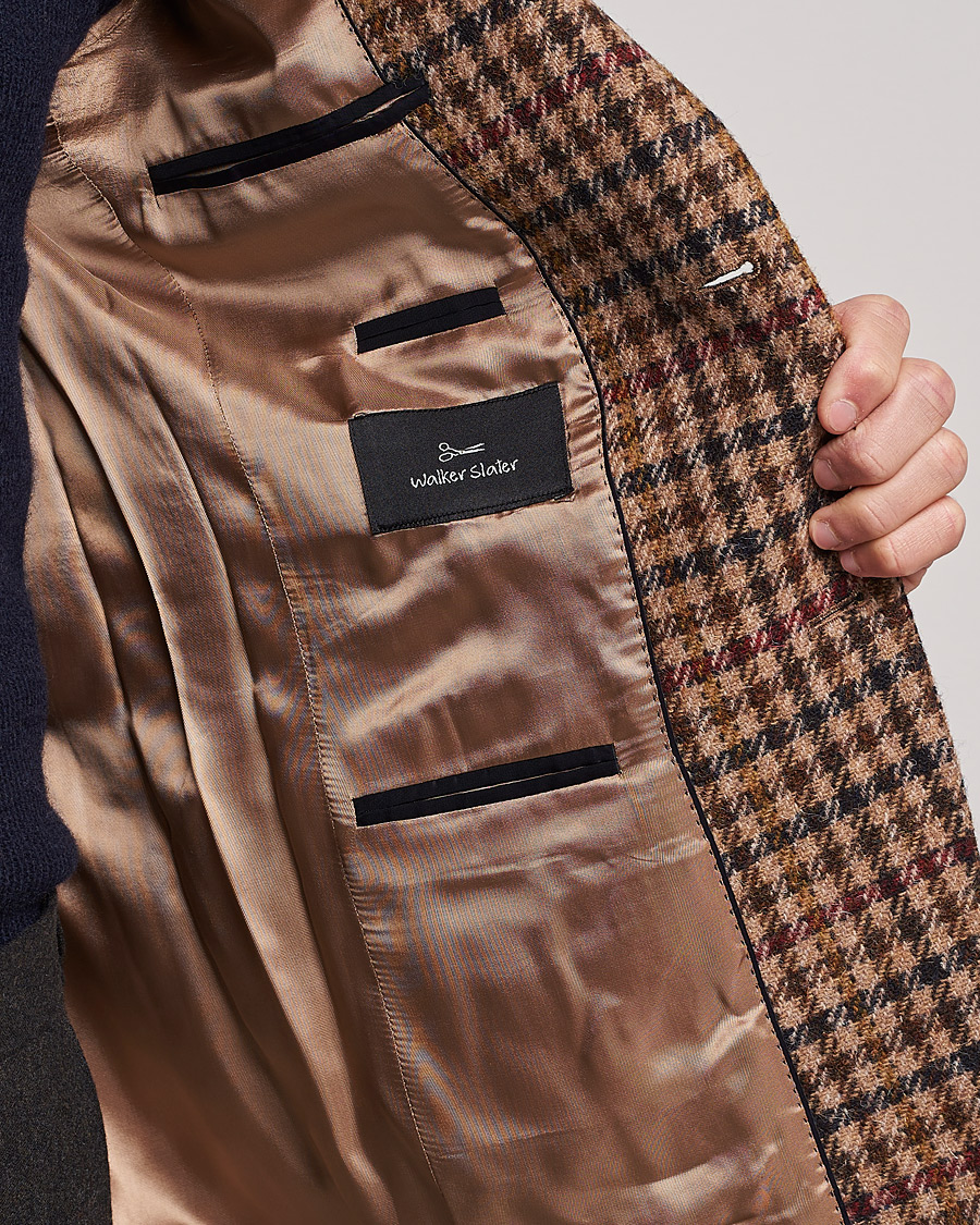 Homme | Blazers | Walker Slater | Edward Harris Checked Tweed Blazer Beige