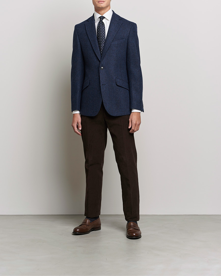 Homme | Blazers | Walker Slater | Edward Harris Tweed Blazer Navy
