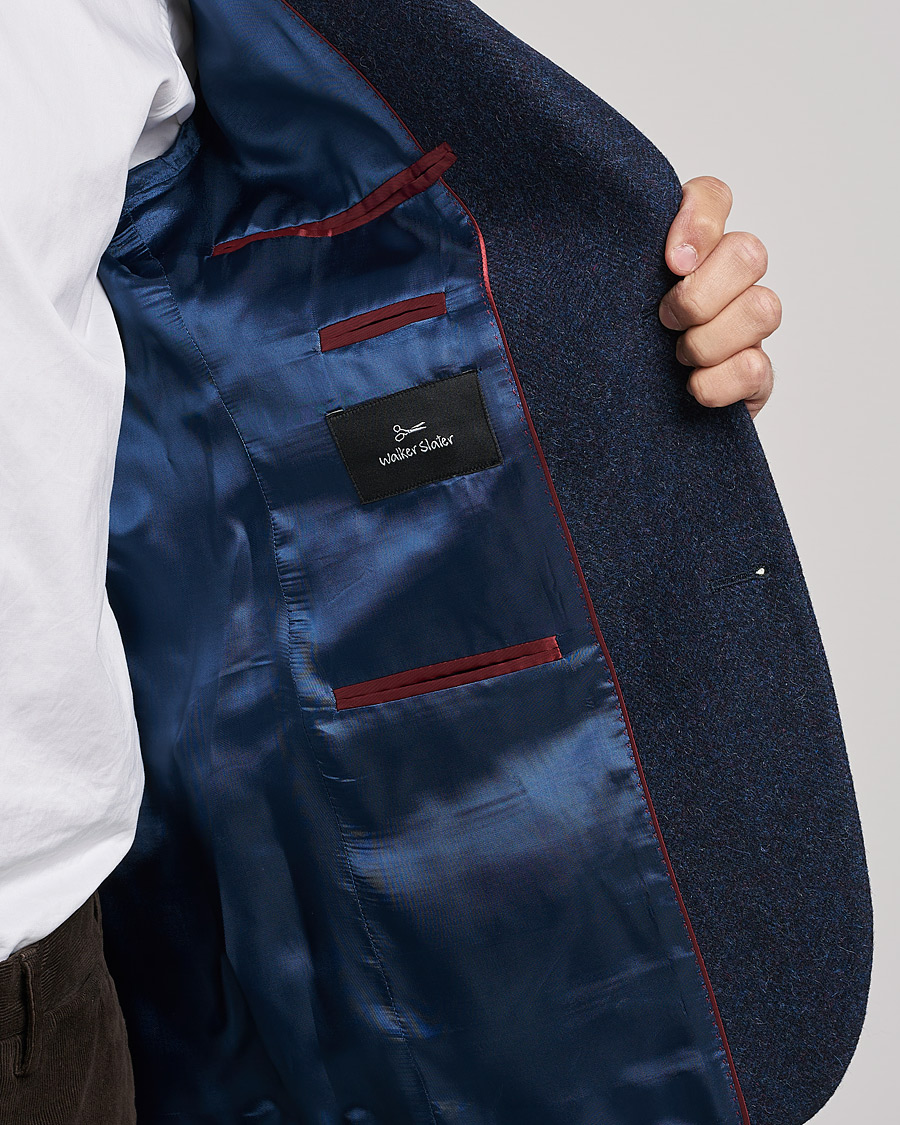 Homme | Blazers | Walker Slater | Edward Harris Tweed Blazer Navy