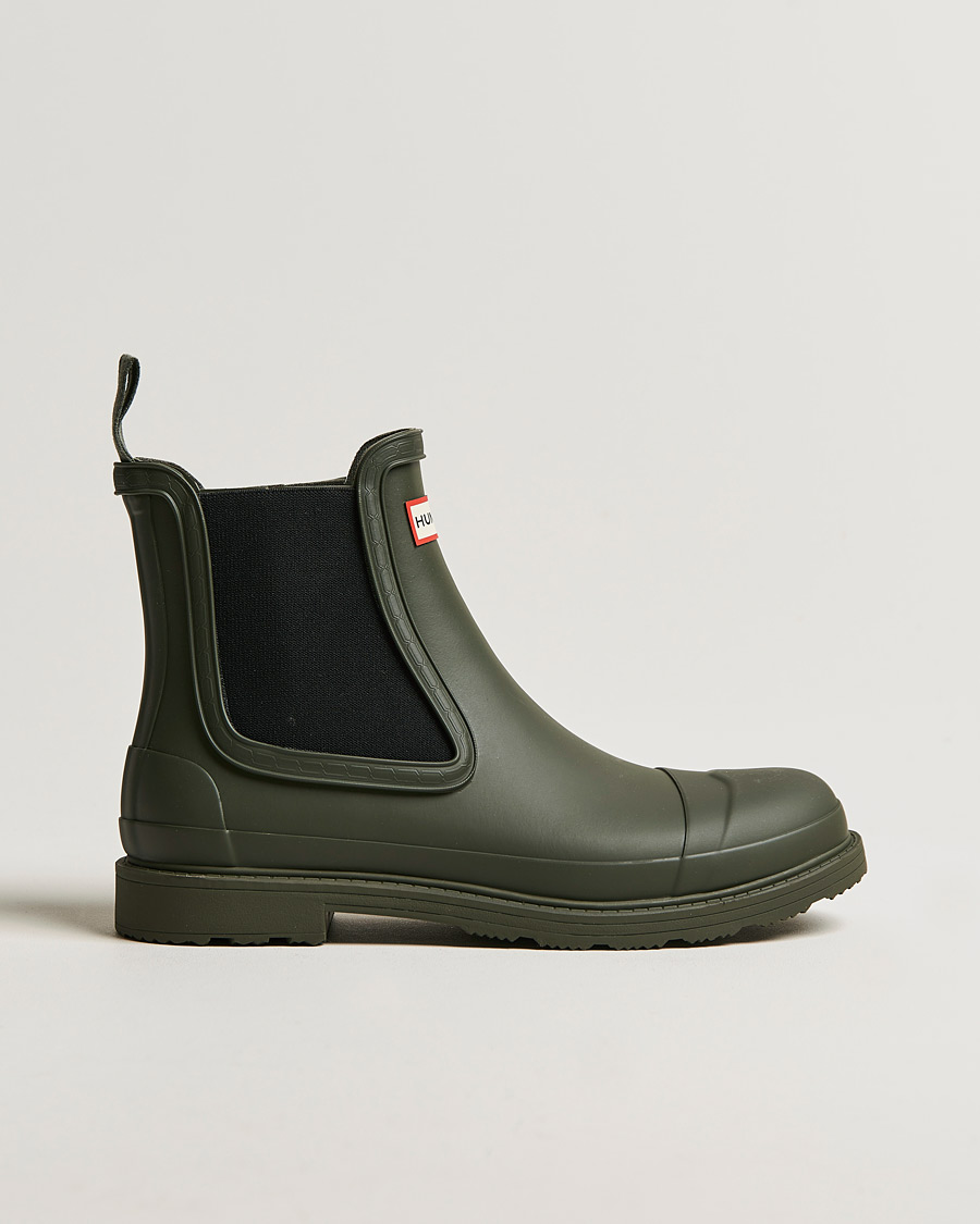 Homme | Couvre-Chaussures | Hunter Boots | Commando Chelsea Boot Dark Olive
