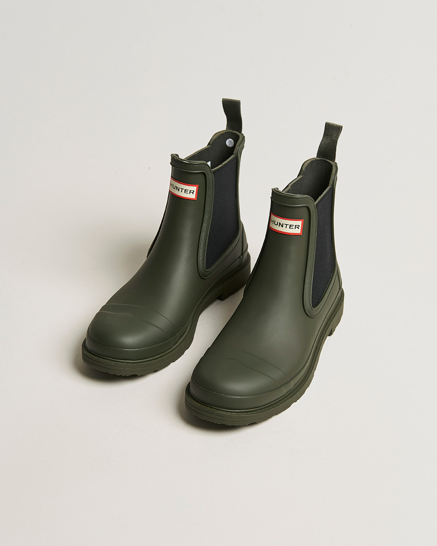 Homme | Couvre-Chaussures | Hunter Boots | Commando Chelsea Boot Dark Olive