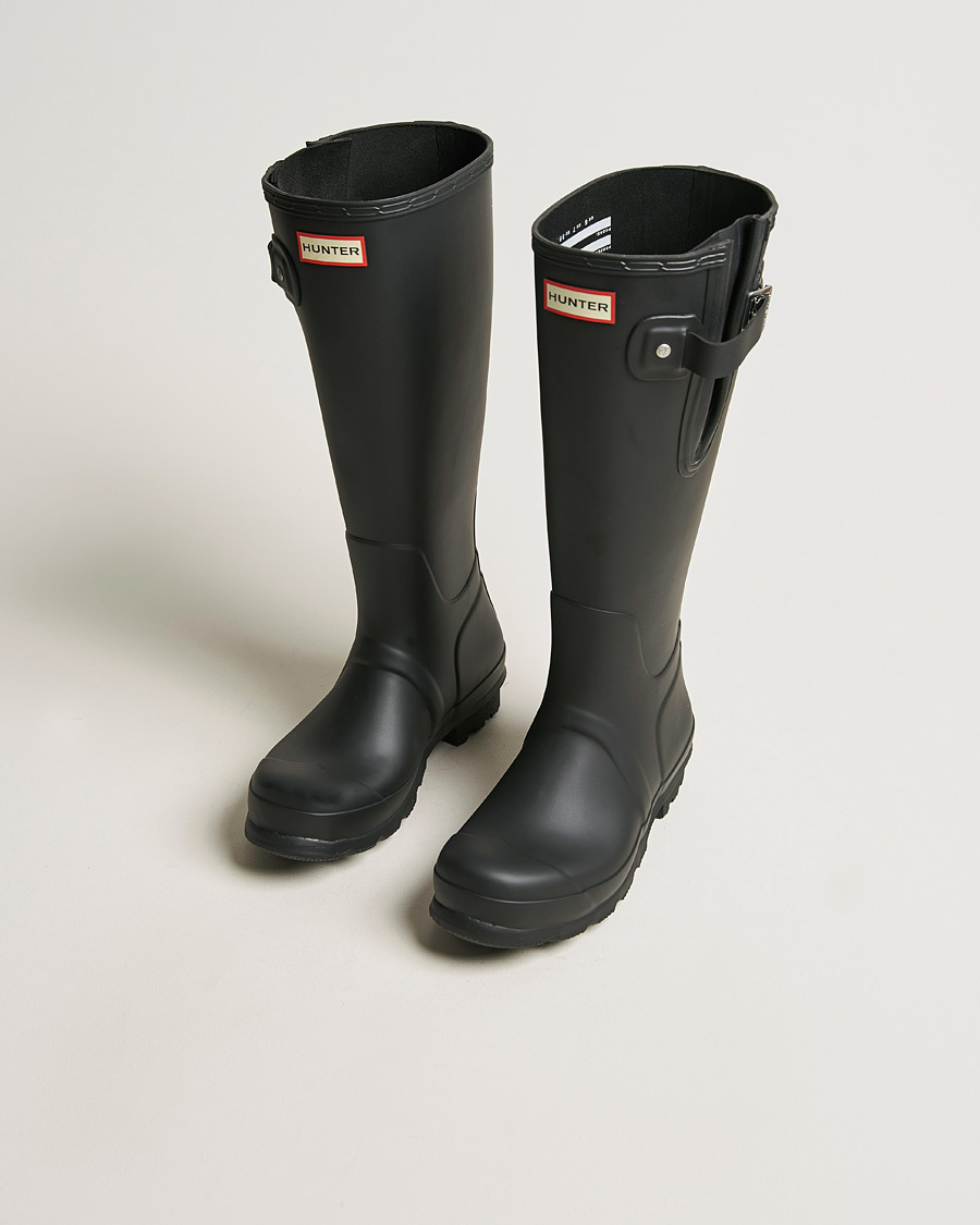 Homme | Chaussures | Hunter Boots | Original Tall Side Adjustable Boot Black