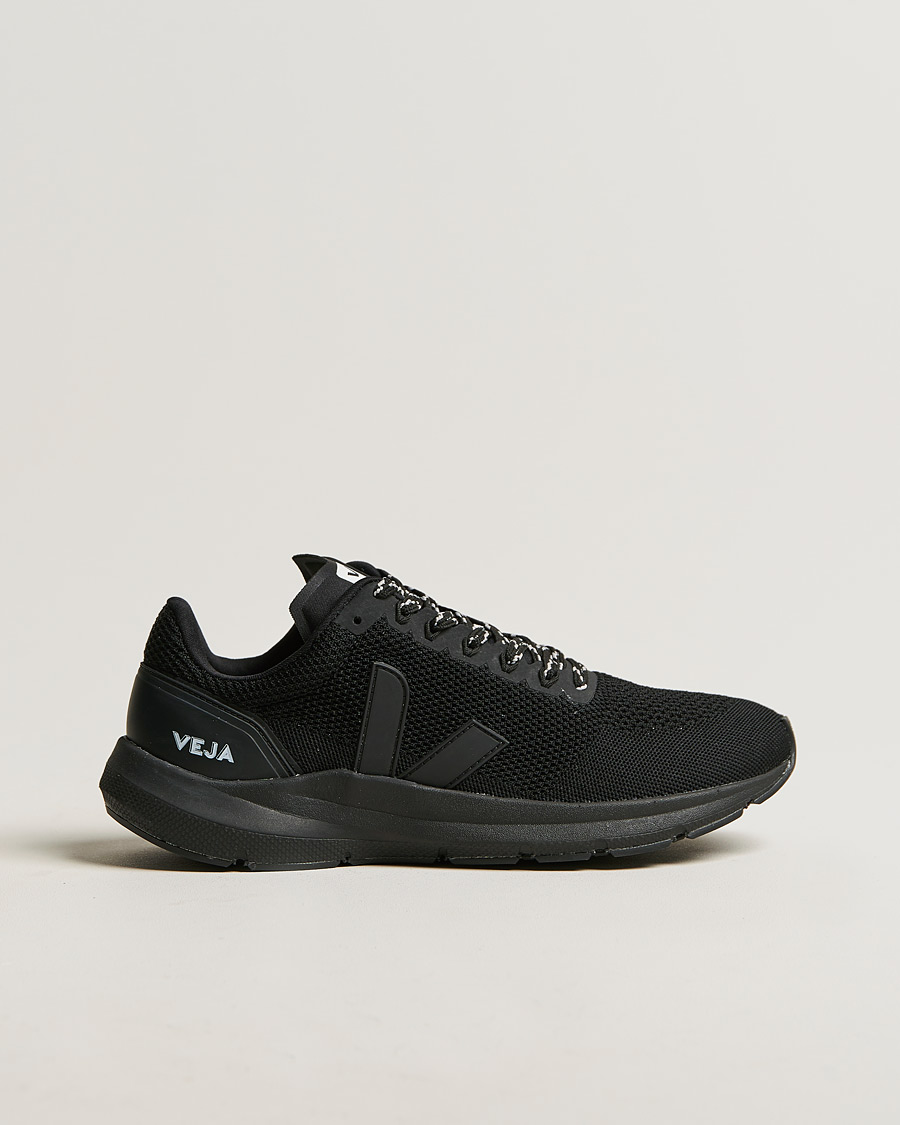 Homme | Veja Marlin V-Knit Running Sneaker Full Black | Veja | Marlin V-Knit Running Sneaker Full Black