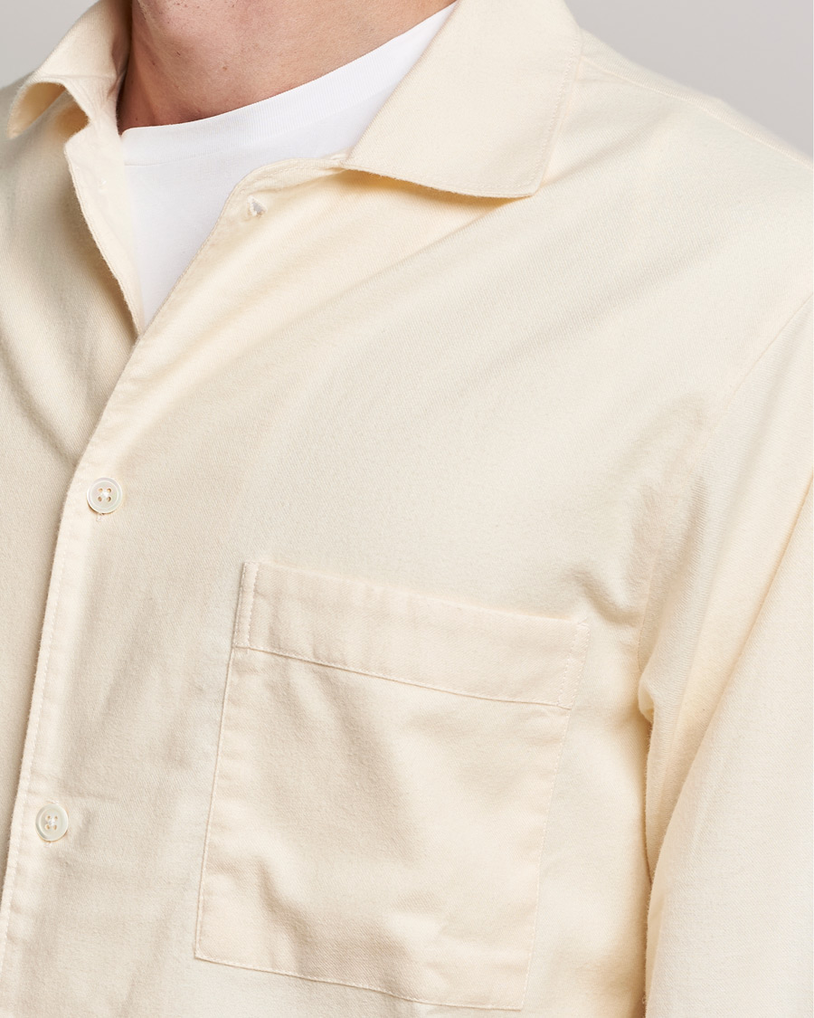 Homme | Peignoirs Et Pyjamas | Tekla | Flannel Pyjama Shirt Moondust