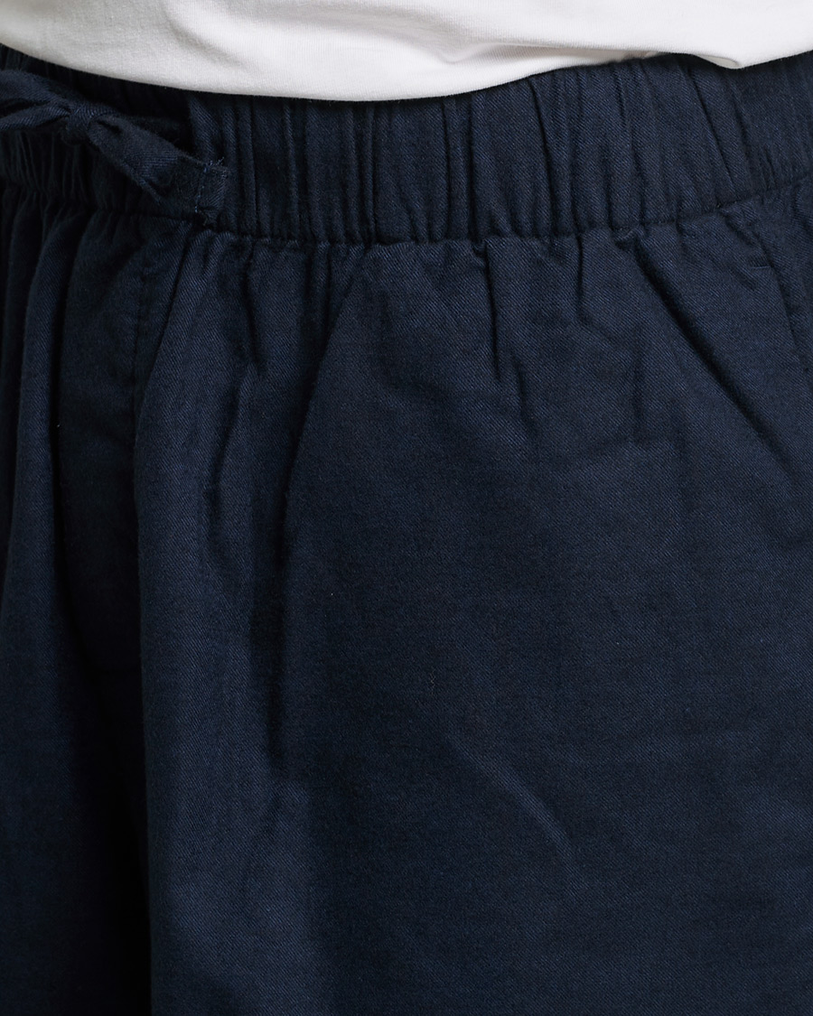 Homme | Peignoirs Et Pyjamas | Tekla | Flannel Pyjama Shorts Midnight Blue